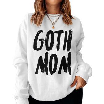Goth Mom Emo Punk Women Sweatshirt | Mazezy