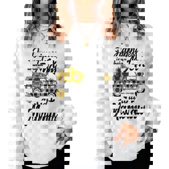 Happiness Is Being A Mom And Mawmaw Sunflower Sweatshirt | Mazezy