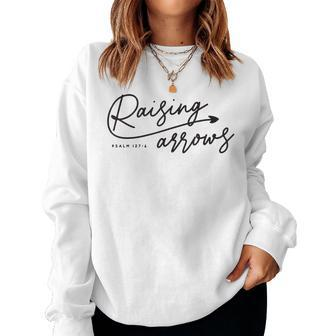 Homeschool Mom Raising Arrows Christian Jesus Lover Women Sweatshirt | Mazezy