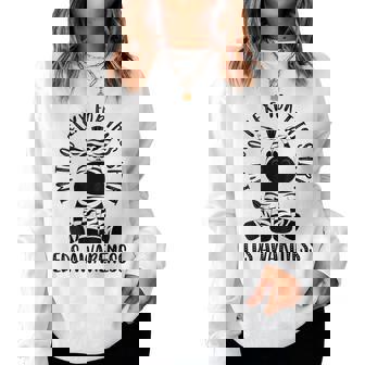 Im Too Flexy For This Zebra Eds Ehlers Danlos Syndrome Gift For Womens Women Crewneck Graphic Sweatshirt - Thegiftio