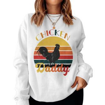 Mens Fathers Day Chicken Dad Funny Chicken Lovers Sarcastic Women Crewneck Graphic Sweatshirt - Thegiftio UK