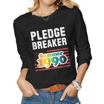 1990 Frat Brother Or Sorority Sister Women Long Sleeve T-shirt | Mazezy