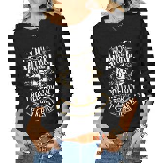 Antisocial Nerdy Gamer Sarcastic Women Long Sleeve T-shirt | Mazezy