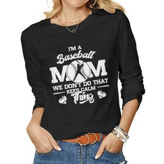 Baseball Mom - Mother Of Baseball Players For Women Long Sleeve T-shirt | Mazezy CA