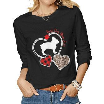 Best French Bulldog Mom Ever Funny Womens Day Mothers Day Women Graphic Long Sleeve T-shirt - Seseable