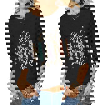 Best Nani Ever Gifts Leopard Print Mothers Day Women Graphic Long Sleeve T-shirt - Thegiftio