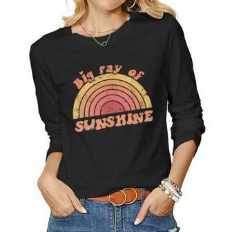 Big Ray Of Sunshine Sorority Girls Matching Big Sister Women Long Sleeve T-shirt | Mazezy