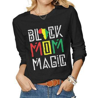 Black Mom Matter For Mom Black History Gift V2 Women Graphic Long Sleeve T-shirt - Seseable