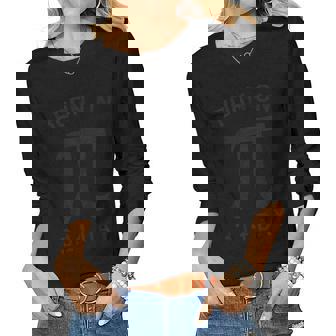 Born On March 14 Happy Pi Day Birthday Math Teacher Women Long Sleeve T-shirt | Mazezy