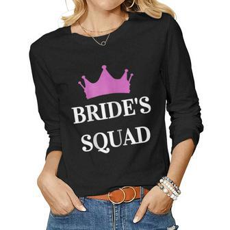 Brides Squad Wedding Planner T Women Long Sleeve T-shirt | Mazezy