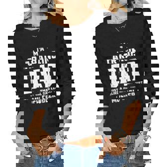 Car Racing Dad Shirt Men Fathers Day Son Daughter Women Long Sleeve T-shirt | Mazezy