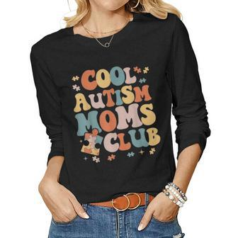 Cool Autism Moms Club Autism Awareness Mama Mom Women Long Sleeve T-shirt | Mazezy