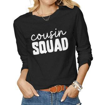 Cousin Squad Christmas Women Long Sleeve T-shirt | Mazezy