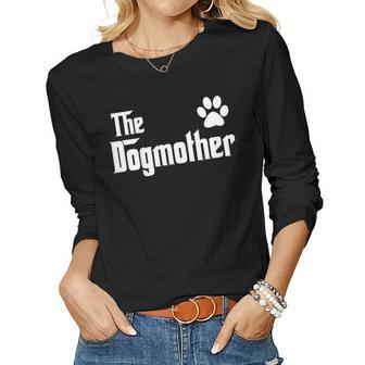 The Dog Mother Shirt Dog Mom Dog Lover Women Long Sleeve T-shirt | Mazezy