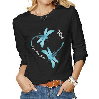 Dragonfly Live Love Spoil Mimi Funny Mimi Gift For Mom Women V2 Women Graphic Long Sleeve T-shirt - Seseable