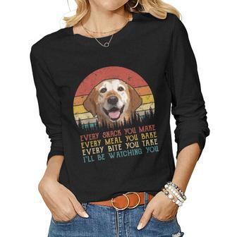 Every Snack You Make Labrador Dog Dog Mom Dog Dad Women Graphic Long Sleeve T-shirt - Seseable