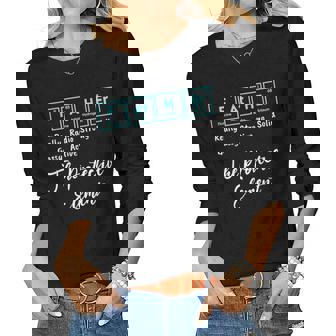 Father Element Science Teacher Chemistry Dad Fathers Day Women Graphic Long Sleeve T-shirt - Thegiftio UK