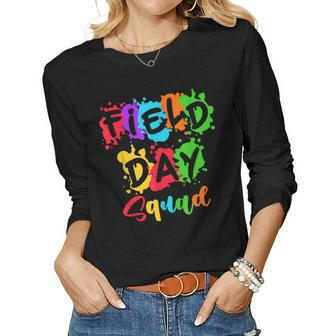 Field Fun Day Squad School Kids Vibes Boys Girls Teachers Women Long Sleeve T-shirt | Mazezy