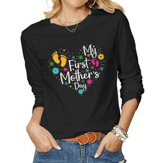 Our First 2022 Mommy And Me Women Long Sleeve T-shirt | Mazezy