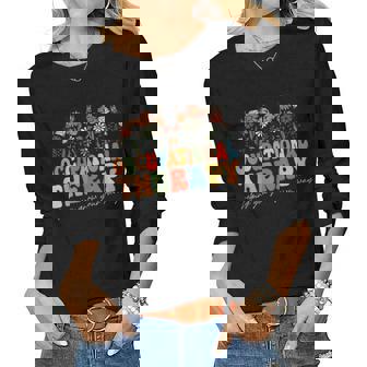 Floral Occupational Therapy Wildflowers Occupational Therapy Women Long Sleeve T-shirt | Mazezy