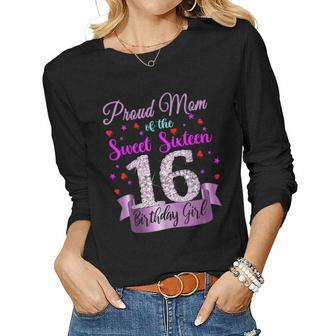 Funny Sweet 16 Girl N Birthday 2005 Sixnth Mom Women Graphic Long Sleeve T-shirt - Thegiftio UK