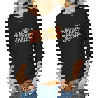 Groovy Emergency Nurse Ed Nurse Er Emergency Department Women Long Sleeve T-shirt | Mazezy