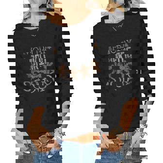 Holiday Baking Squad Christmas Cookie Distressed Women Long Sleeve T-shirt | Mazezy