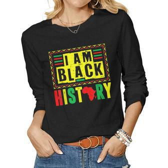 I Am Black History Been Magic African Pride Boys Girls Women Graphic Long Sleeve T-shirt - Seseable