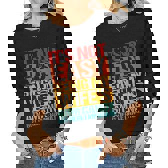Its Not Easy Being My Wifes Arm Candy But Here I Am Nailin Women Long Sleeve T-shirt | Mazezy
