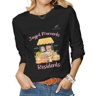 Joyful Moments With Our Residents- Folsom Care Center Women Long Sleeve T-shirt | Mazezy