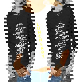 Womens Lunch Lady Appreciation School Lunch Ladies Cafeteria Worker Women Long Sleeve T-shirt | Mazezy