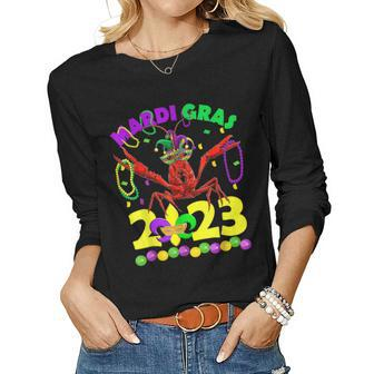 Mardi Gras 2023 Crawfish Outfit For Kids Girl Boy Men Women Women Graphic Long Sleeve T-shirt - Thegiftio UK