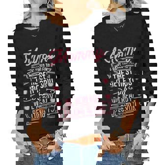 Mothers Day For Mom From Daughter Son Best Mom Women Graphic Long Sleeve T-shirt - Thegiftio