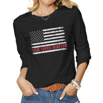 Old Lives Matter Tshirt 60Th Birthday For Men 50Th Dad Women Long Sleeve T-shirt | Mazezy