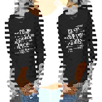 People Who Tolerate Me On A Daily Basis Sarcastic Funny Women Graphic Long Sleeve T-shirt | Seseable CA