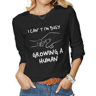Pregnancy Quote Pregnant Mom Mama Future Mom Quotes Women Long Sleeve T-shirt