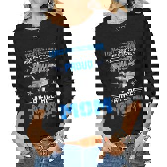 Pride Military Family Proud Mom Air Force Women Long Sleeve T-shirt | Mazezy