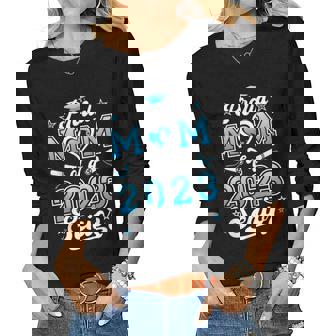 Proud Mom Of A 2023 Senior Graduate Graduation Mom 2023 Women Long Sleeve T-shirt | Mazezy