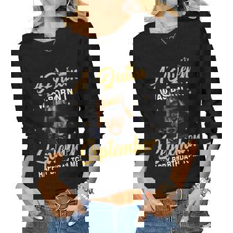 A Queen Was Born In September Birthday Shirts For Women Women Long Sleeve T-shirt | Mazezy