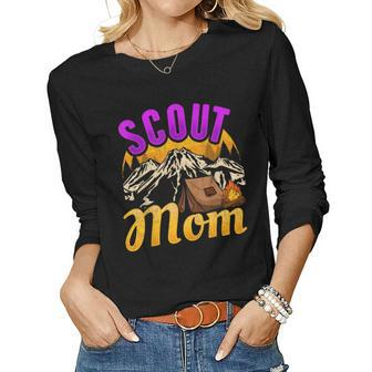 Scout Scouting Mom Women Long Sleeve T-shirt | Mazezy