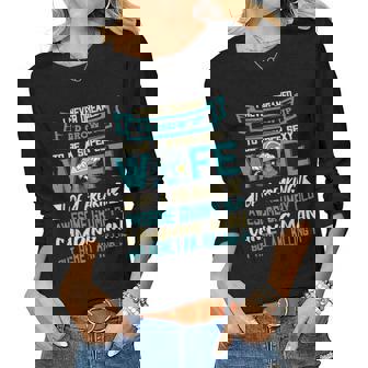 Super Sexy Wife Awesome Grumpy Old Camping Man Camper Camp Women Long Sleeve T-shirt | Mazezy