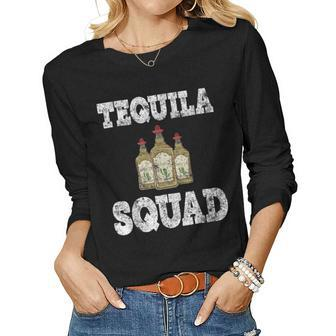 Tequila Squad Cinco De Mayo Party Women Long Sleeve T-shirt | Mazezy