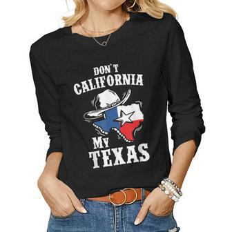 Texas For Women Men Alamo Fort Worth Howdy Yeehaw Women Long Sleeve T-shirt | Mazezy