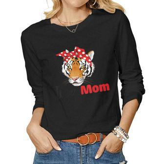 Tiger Mom Shirt Lovers Girl Women Long Sleeve T-shirt | Mazezy