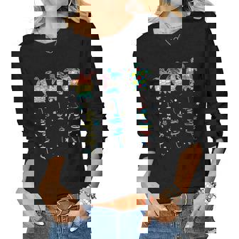 Turtles Autism Awareness Its Ok To Be Different Sea Turtle Women Long Sleeve T-shirt | Mazezy