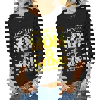 I Have Two Titles Mom And Mimi Sunflower Cute Women Long Sleeve T-shirt | Mazezy