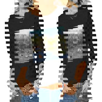 Womens Water Flow Of Life By Natalie Thompson Women Long Sleeve T-shirt | Mazezy