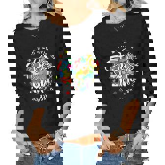 In A World Where You Can Be Anything Be Kind Kindness Women Long Sleeve T-shirt | Mazezy