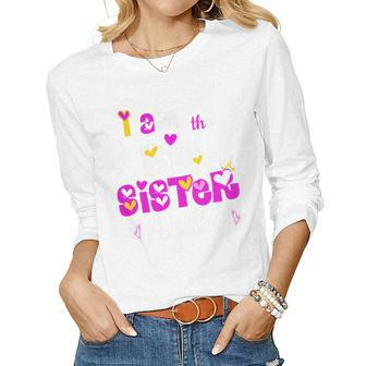I Am The Big Sister Again Women Girls Kids Women Long Sleeve T-shirt | Mazezy