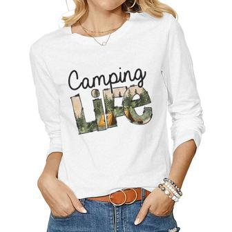 Camping Life Adventure Camping Lover Men Women Women Long Sleeve T-shirt | Mazezy